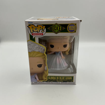 Glinda In Blue Gown Wicked Movie Funko Pop! #1926 Vinyl Figurine Minor Box Imperfections