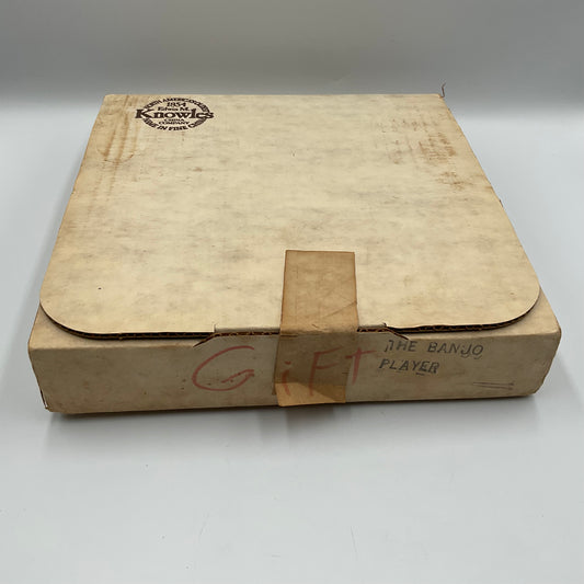 Edwin M.Knowles Bradford Exchange Limited Edition The Banjo Player China Plate with COA in Original Box