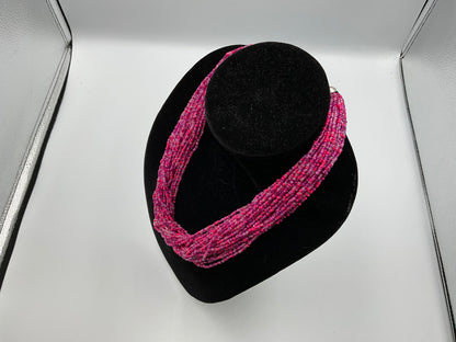 Pink Small Beaded Necklace