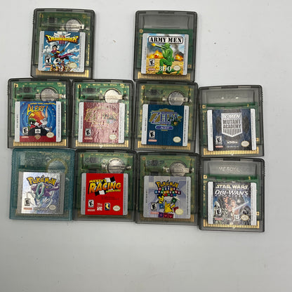 Game Boy Color Game Cartridges (10 Total )