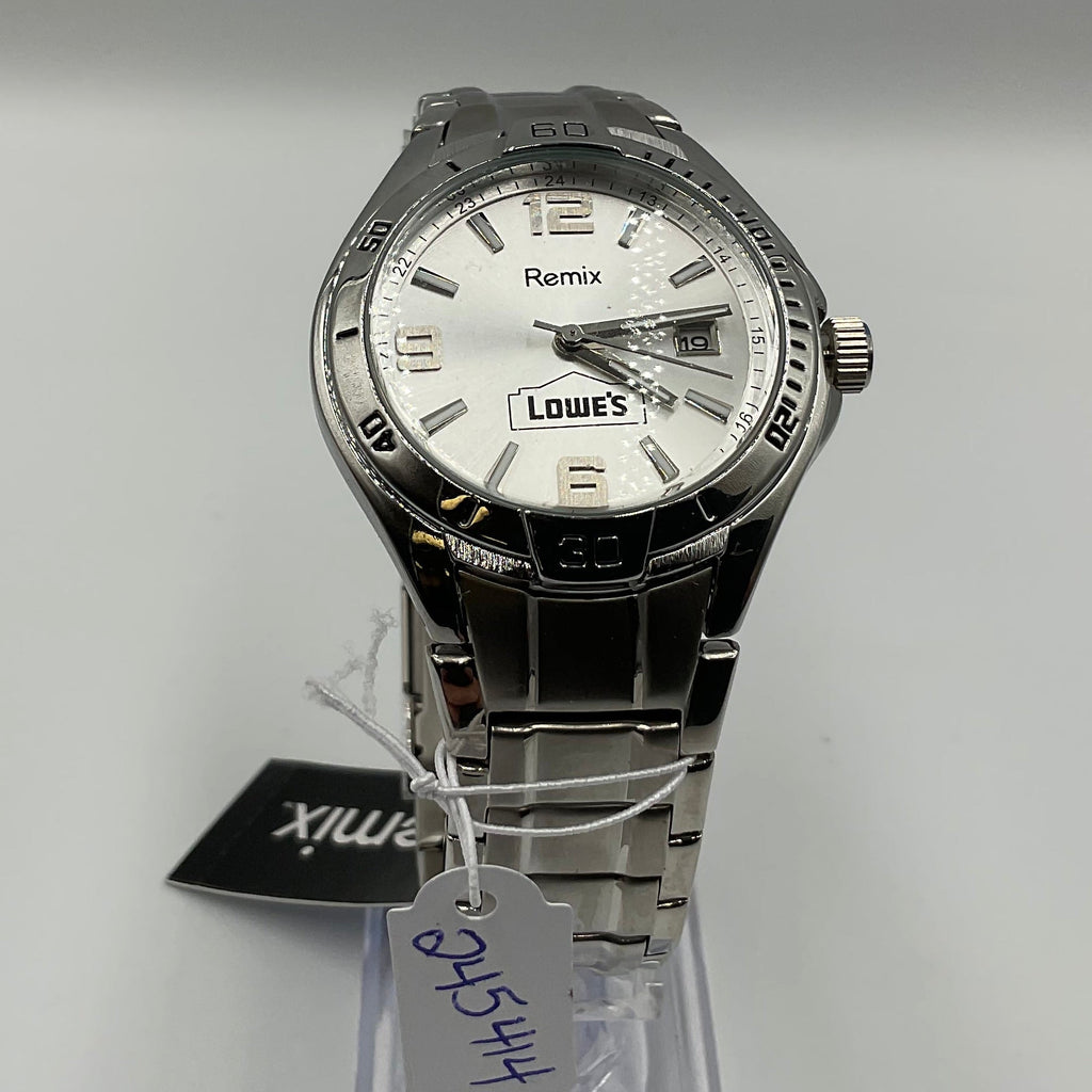 Remix by Fossil Lowes Logo Easy Reader Date Counter Watch New with Tags NWT