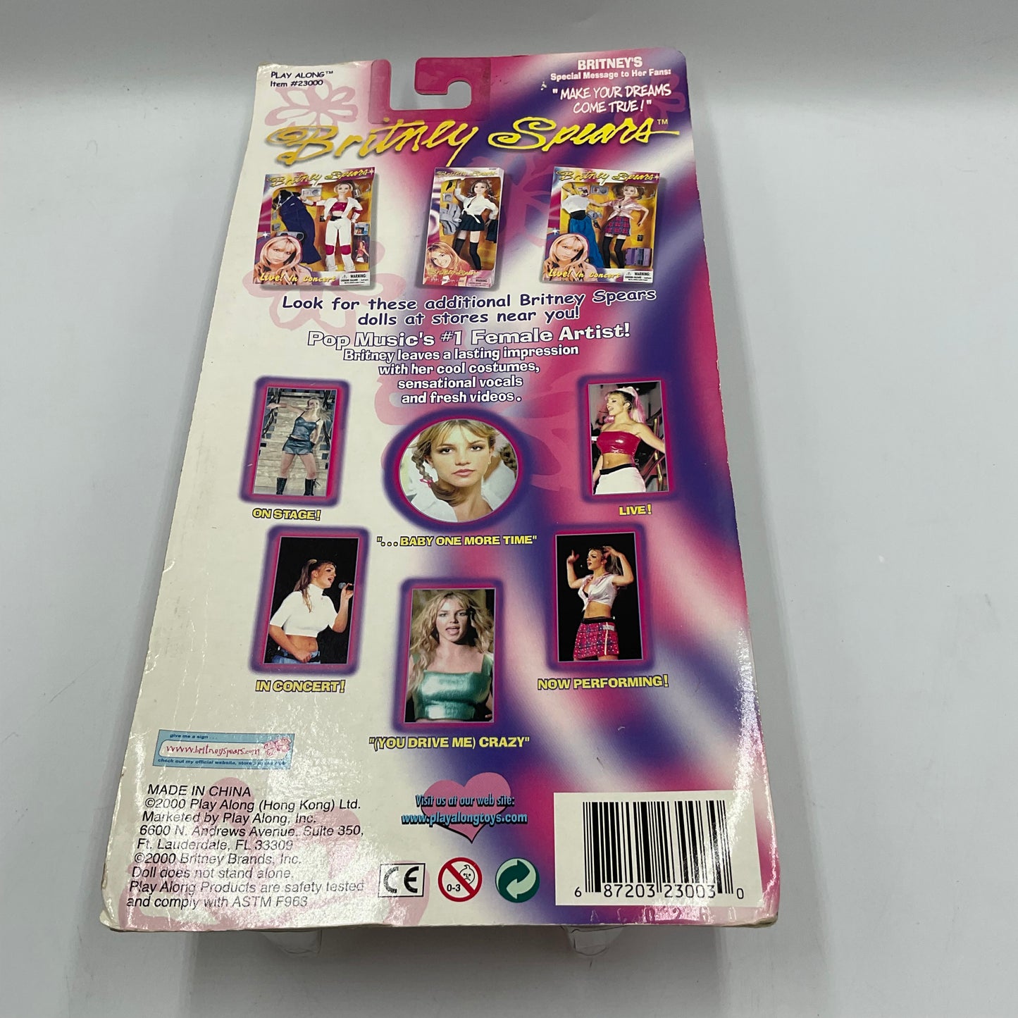 Vintage Brittany Spears 1999 Play Along Doll