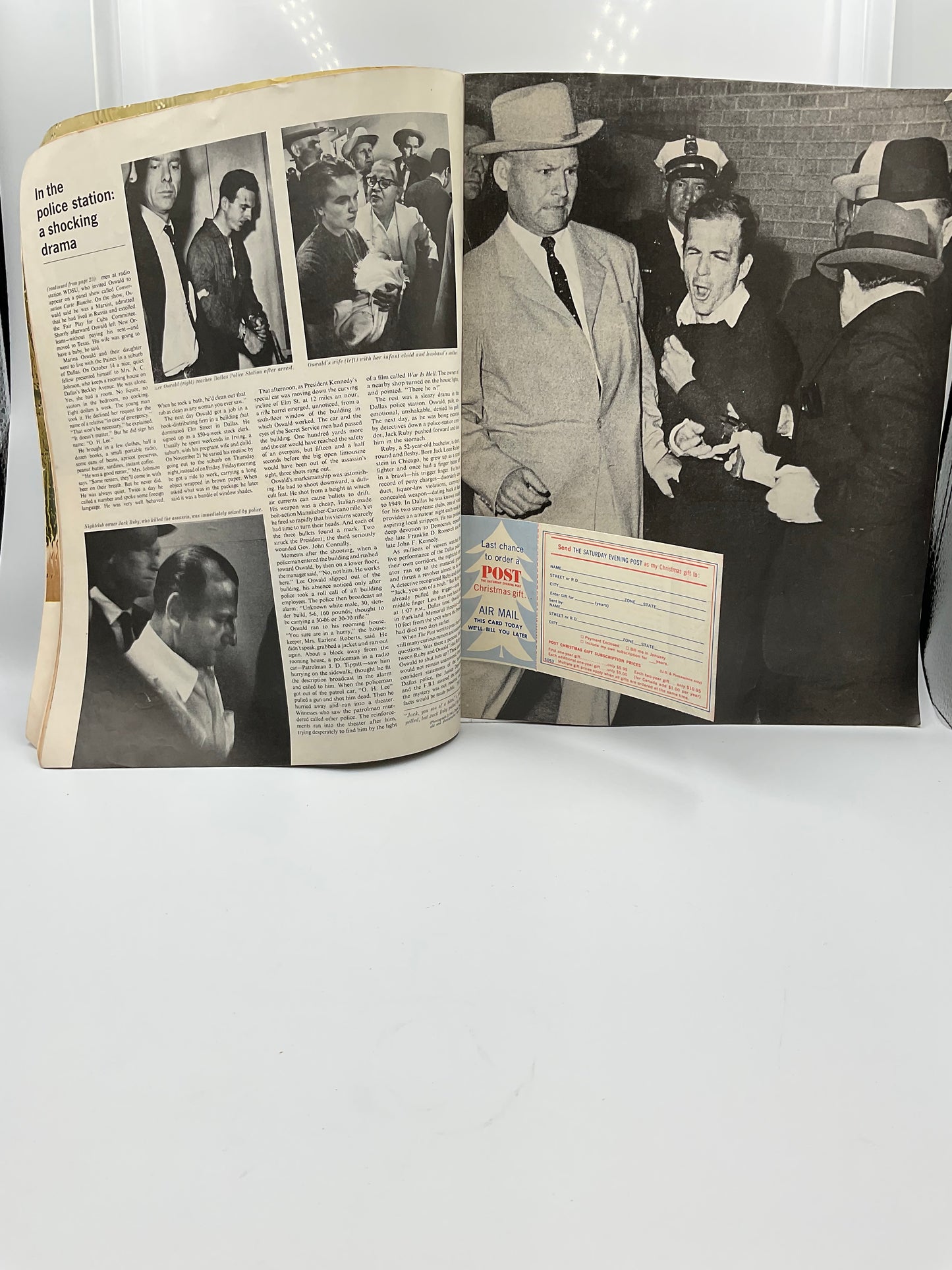 Vintage The Saturday Evening Post Magazine December 14 1963 John F Kennedy