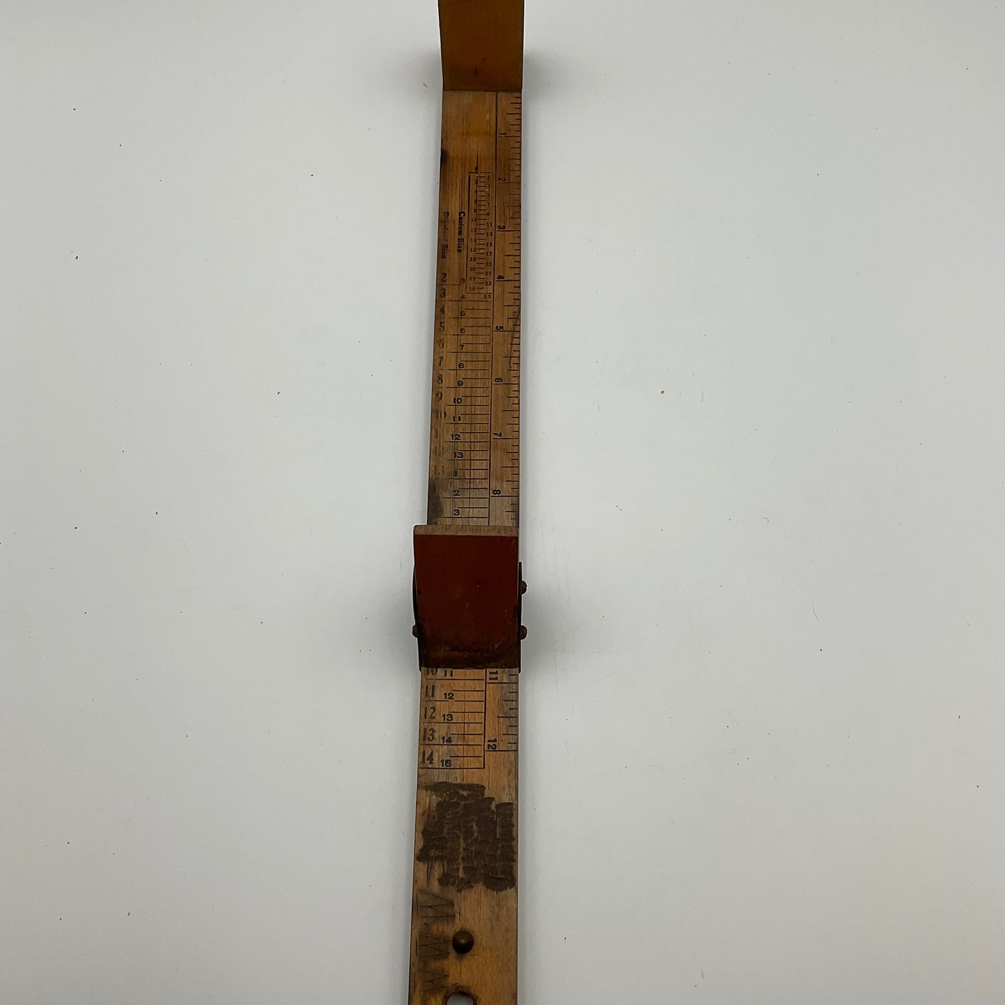 Vintage wooden Foot Measuring device