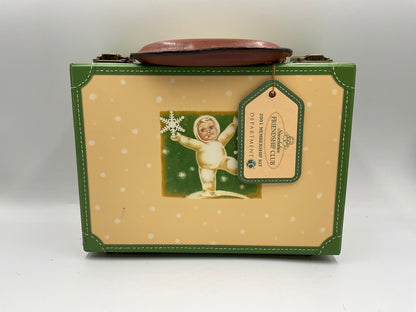 Department 56 Snowbabies 2001 Friendship Club Membership Kit Suitcase 69051
