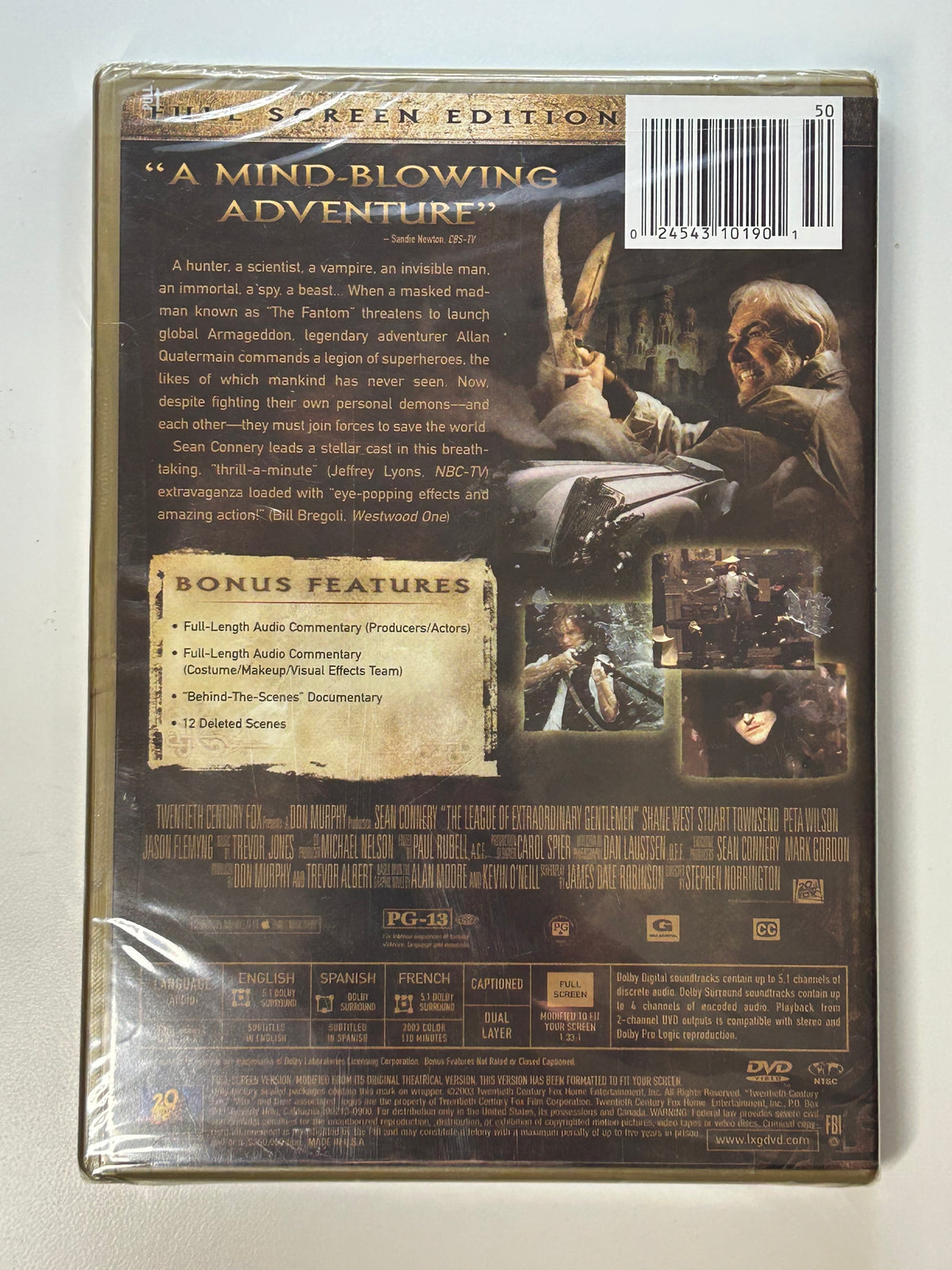 The League of Extraordinary Gentlemen Full Screen New