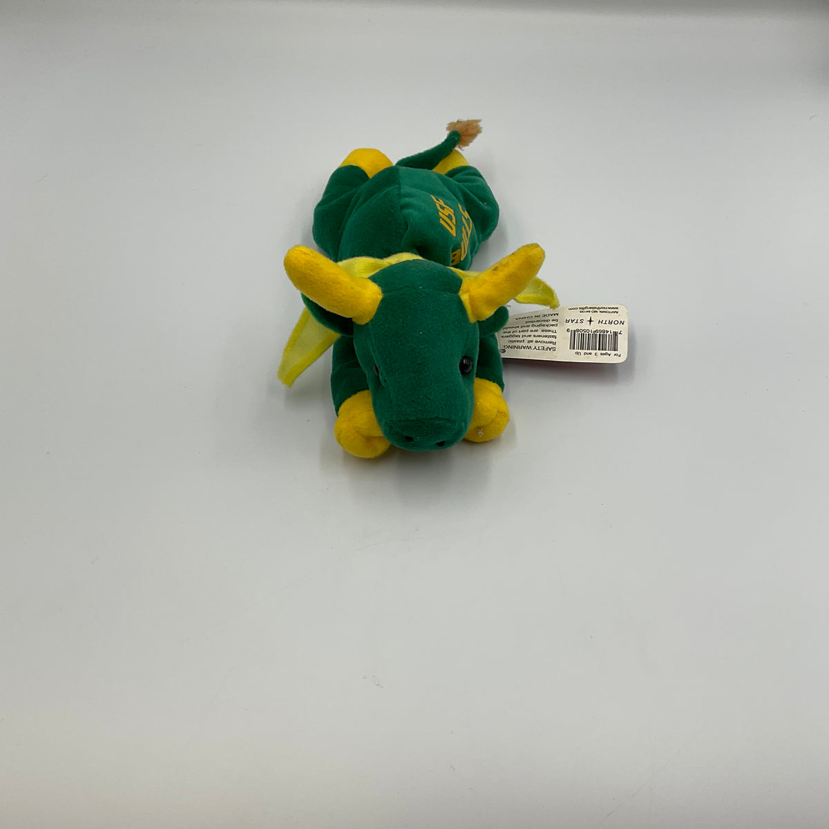 University of South Florida (USF) Bulls Vintage Beanie Mascot Plush