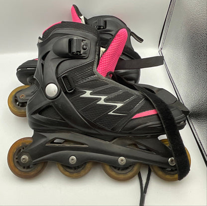 Advantage Pro Bladerunner Roller Blades Pink Black Womens Size 12