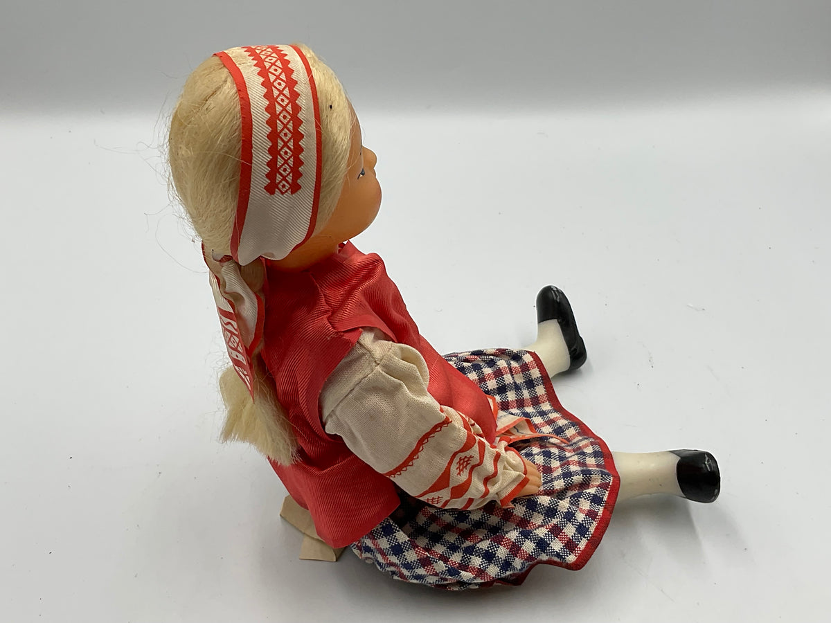 Vintage Soviet-Era (USSR) Ethnic Souvenir Doll