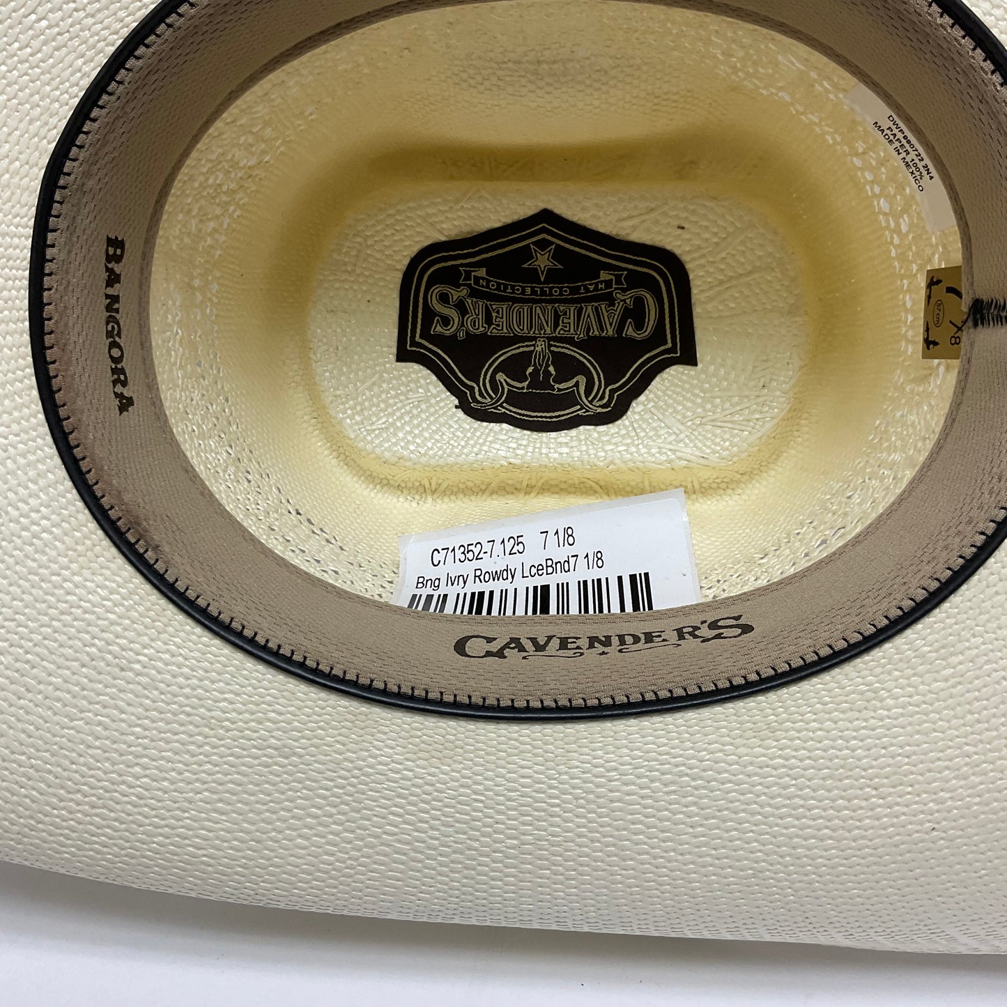 Cavender's Western Cowboy Style Hat Brand New with Tags Size 7 1/8