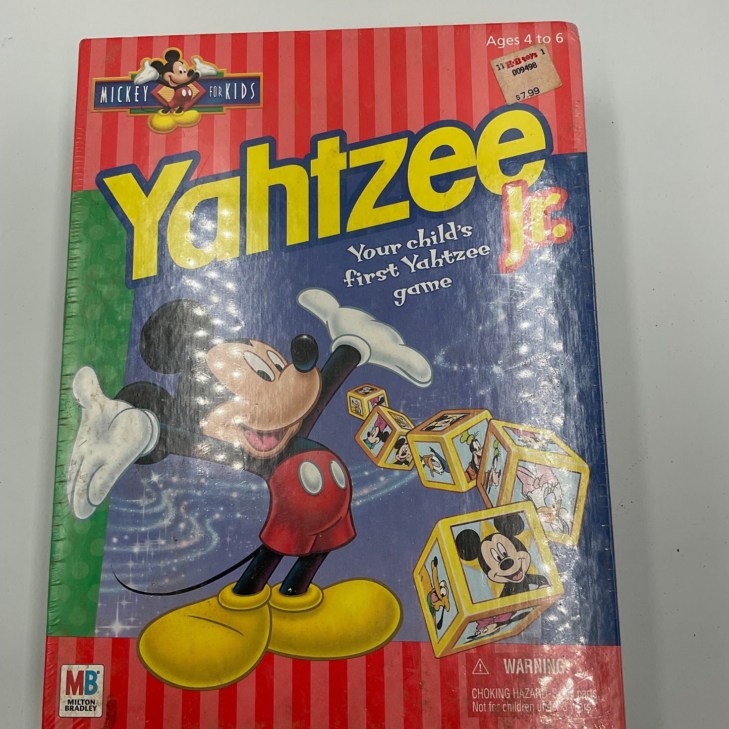 Milton Bradley Yahtzee Jr. Boardgame Brand New Factory Sealed