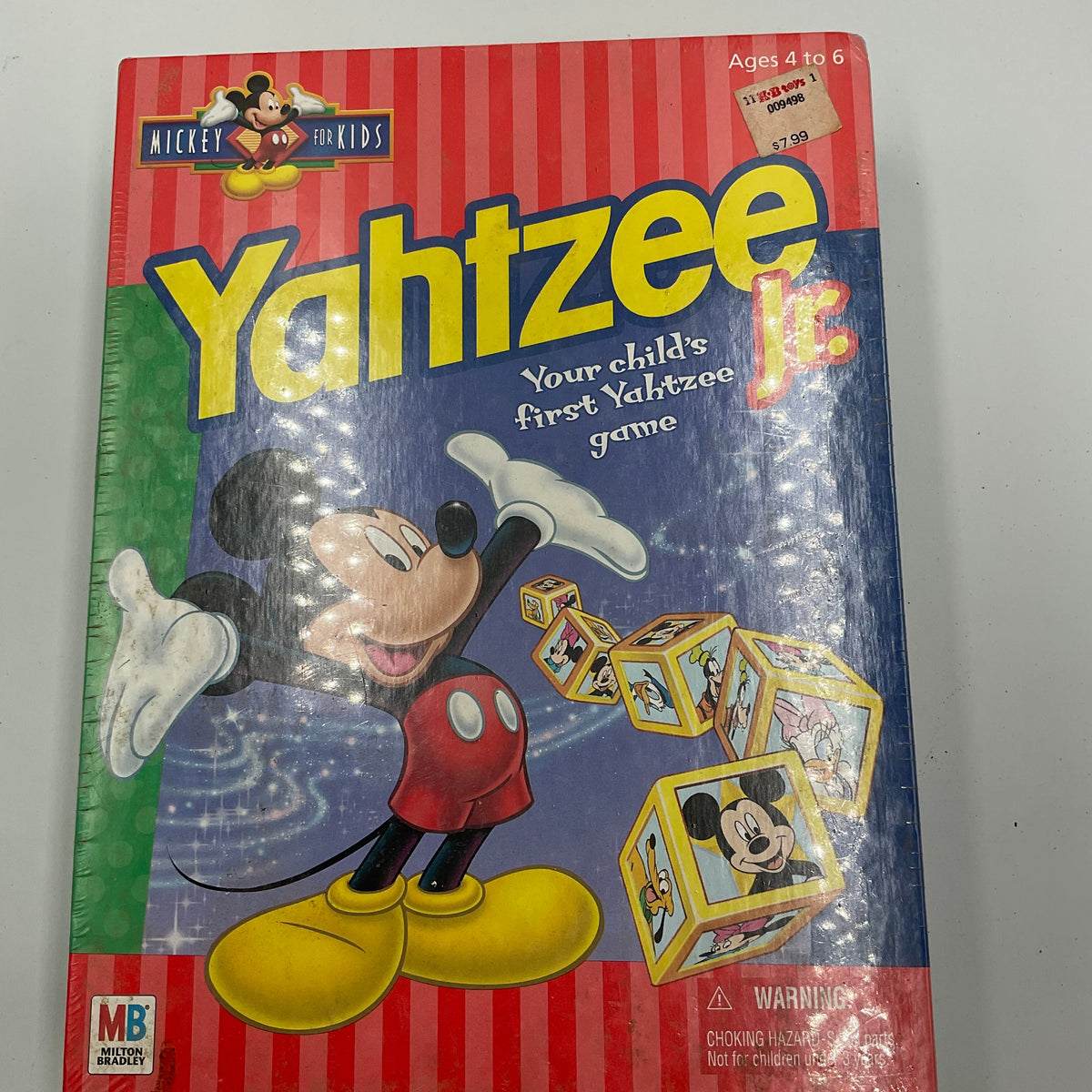 Milton Bradley Yahtzee Jr. Boardgame Brand New Factory Sealed