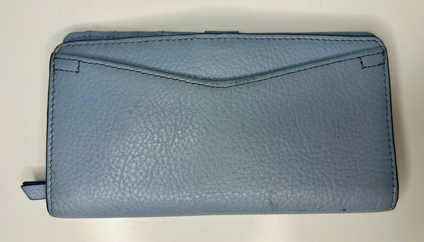 Fossil Wallet Light Blue Used