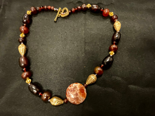 Mixed Bead Choker Necklace