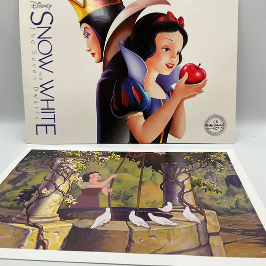 Snow White And The Seven Dwarfs Lithograph 4 Pack Set