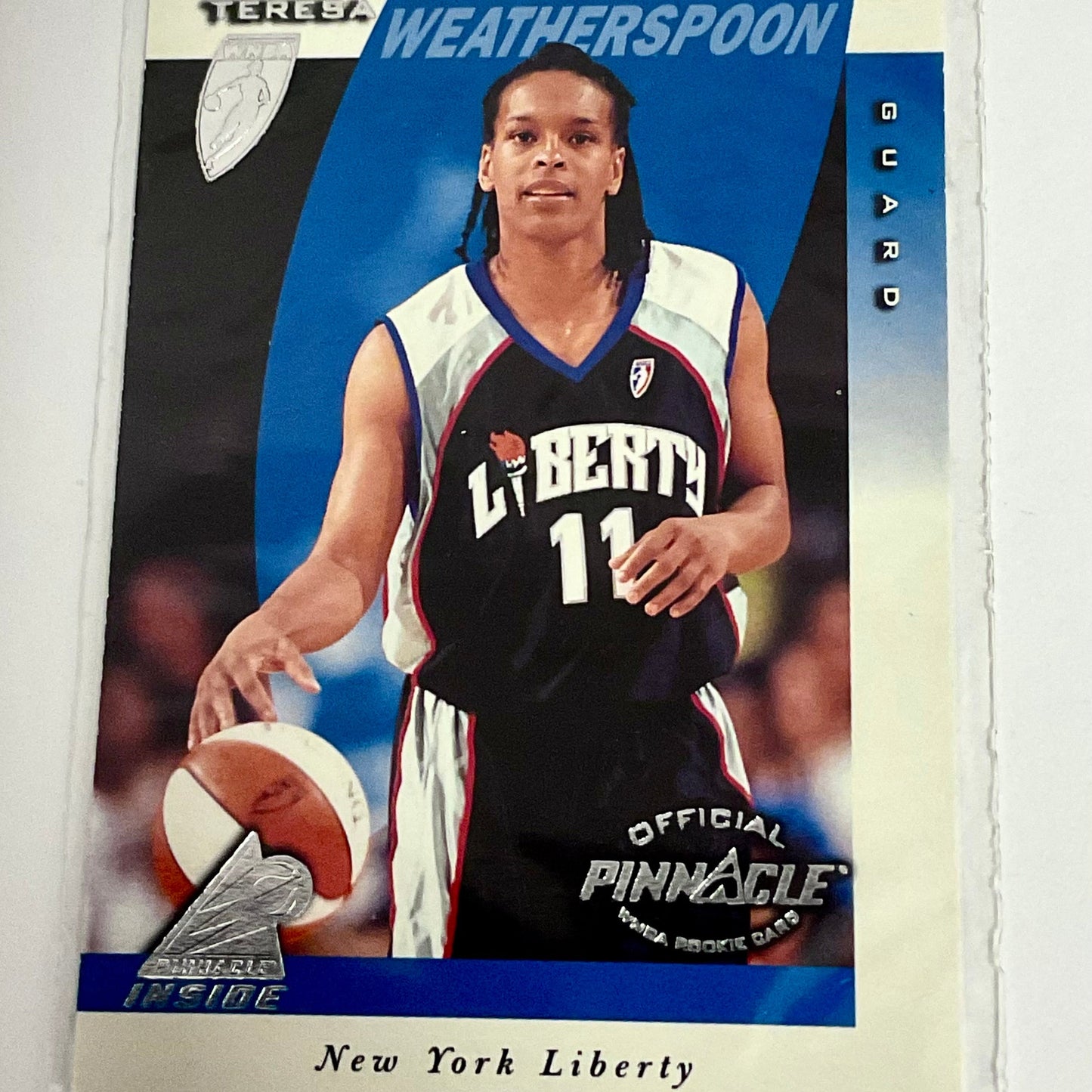 Teresa Weatherspoon WNBA #36 Vintage 1997 Pinncale Card