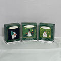 Keepsake Ornament Hallmark "Holiday Flurries" series Complete w/Boxes