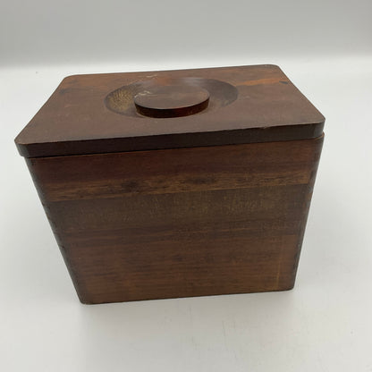 Vintage Wooden Nesting Canisters Made in Japan
