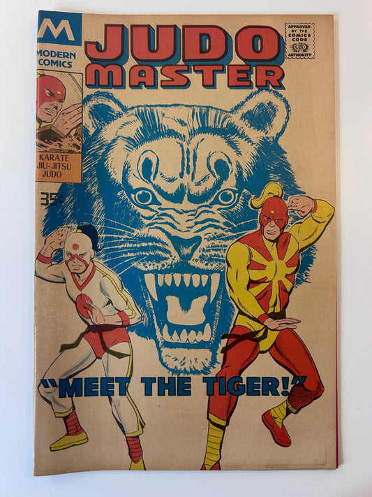 Judo Master #93 Meet The Tiger! Vintage 1966 Modern Comics Comic Book