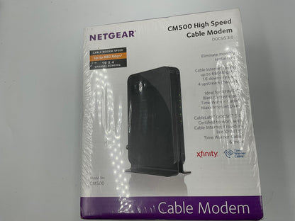 NetGear CM500 High Speed Cable Modem DOCSIS 3.0 680Mbps New Sealed