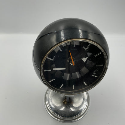 Vintage Bulova 634 Space Age Orb Desk Clock Works