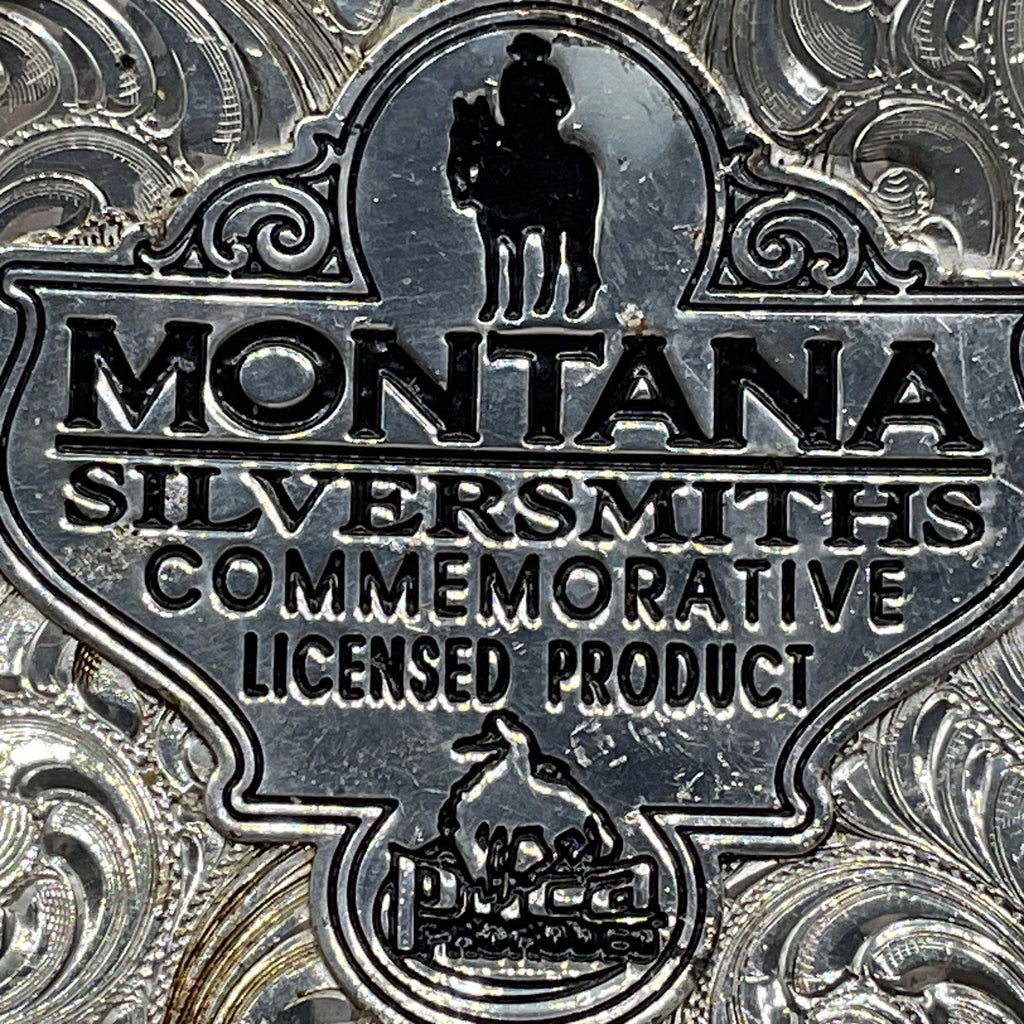 Wrangler Belt Buckle NFR 60th Anniversary Montana Silversmith Las Vegas