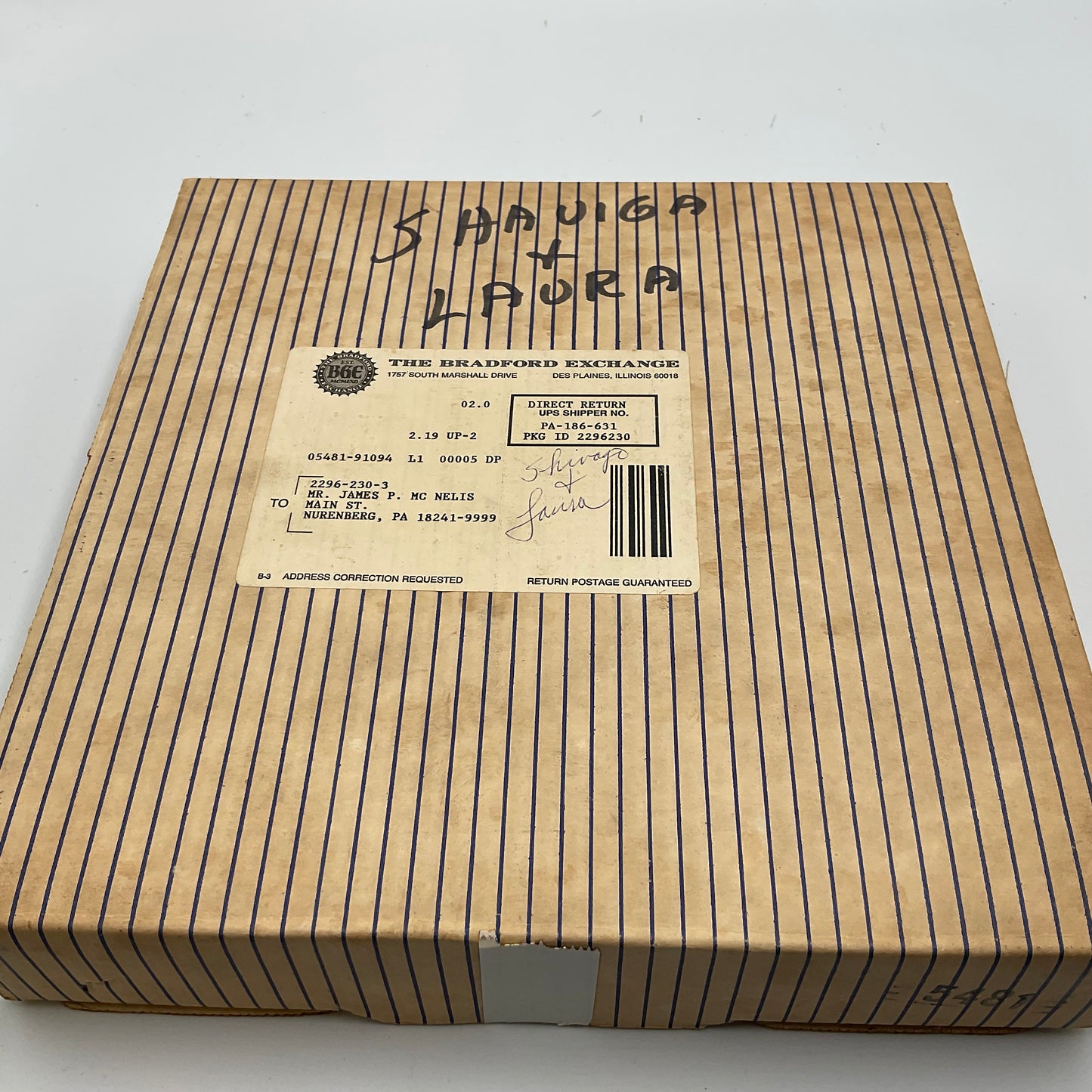 W.L. George Bradford Exchange Limited Edition Dr Zhivago and Lara Vintage 1990 Box COA