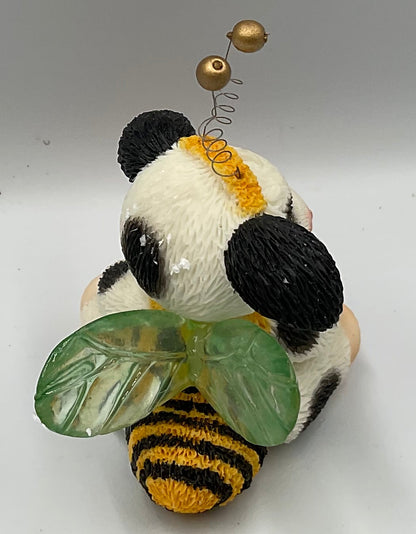 Enesco Mary's Moo Moos Busy Bee-ing Sweet Halloween Cow Figurine #731811