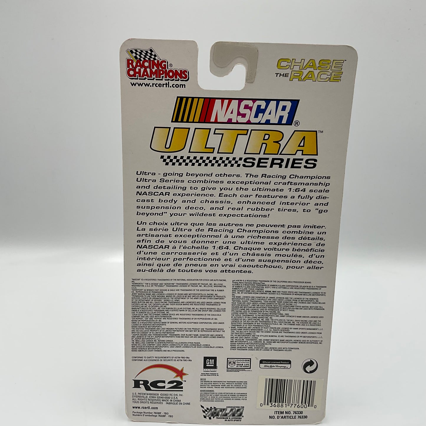 NASCAR Ultra Series 2003 #48 Jimmie Johnson Die-Cast Replicia