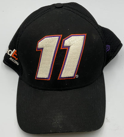 Denny Hamlin #11 Fedex Racing New Era 39THIRTY M/L NASCAR Black Mesh Back Hat