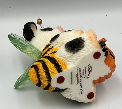 Enesco Mary's Moo Moos Busy Bee-ing Sweet Halloween Cow Figurine #731811
