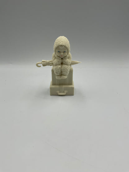 Department 56 Snowbabies 2001 Friendship Club Membership Kit Suitcase 69051