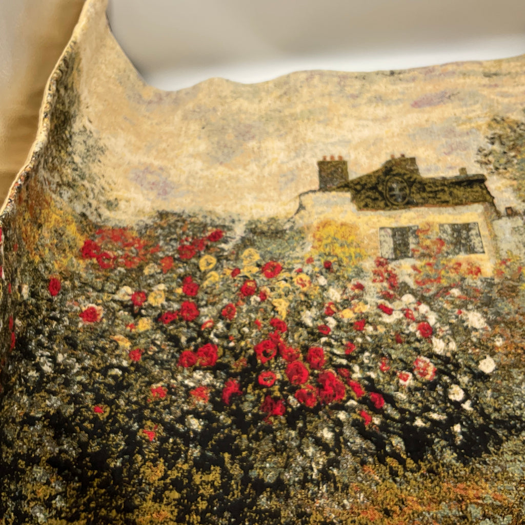 Claude Monet House Flemish Style Woven Wall Tapestry 1712 Motif