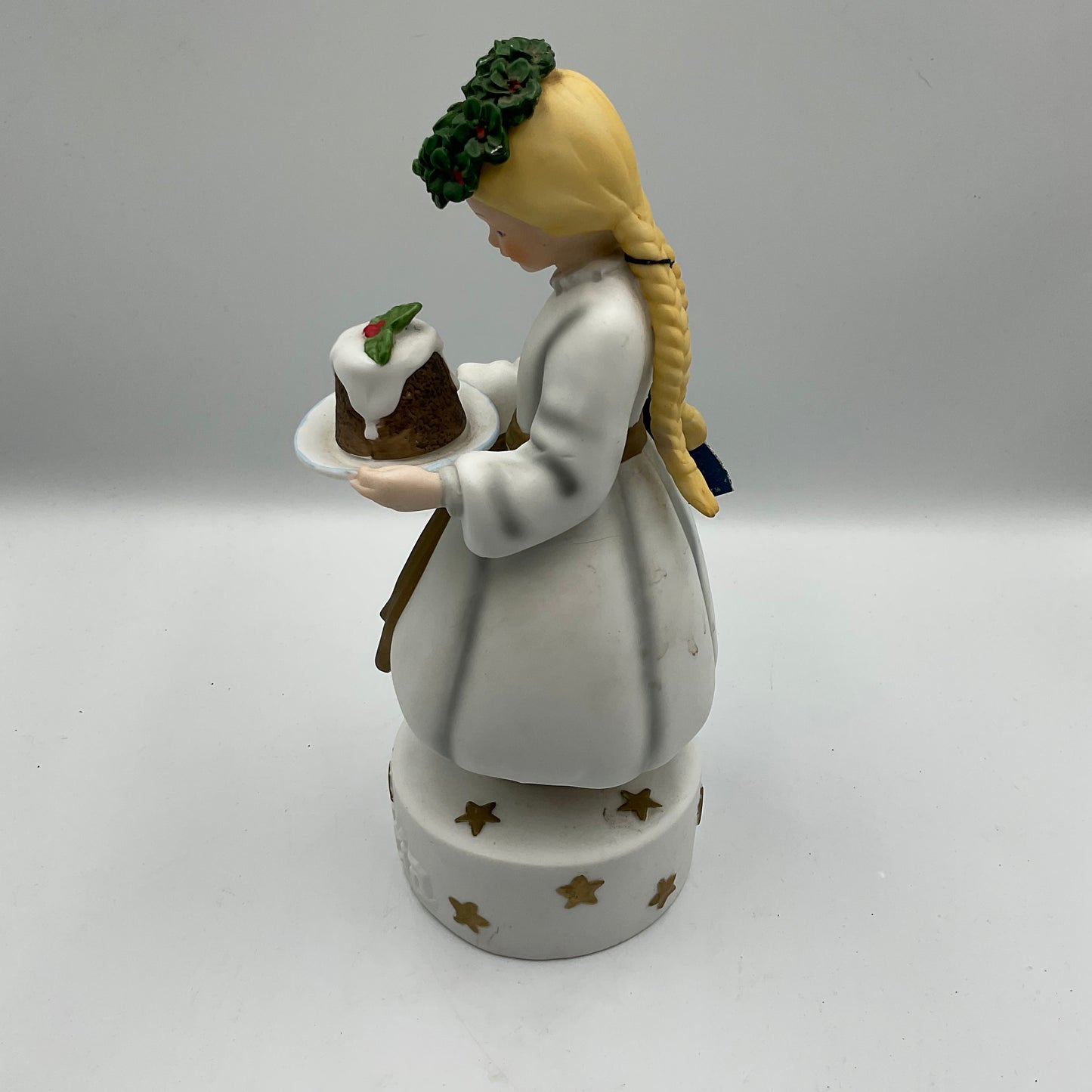 St. Lucia Porcelain Figurine Music Box