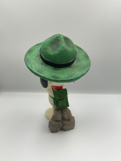 Vintage 12" Peanuts Beagle Scout Snoopy Figurine