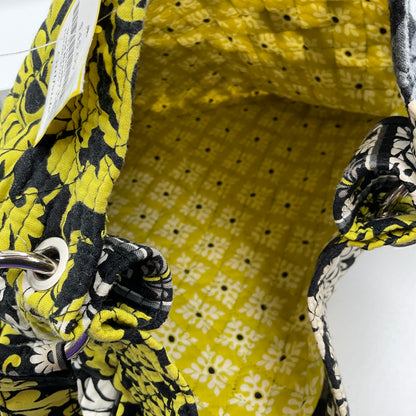 Vera Bradley Black and Yellow Patterned 2 Bag Set