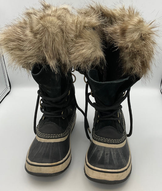 Sorel Joan of Arctic Women's Waterproof Winter Boots Black Size 6