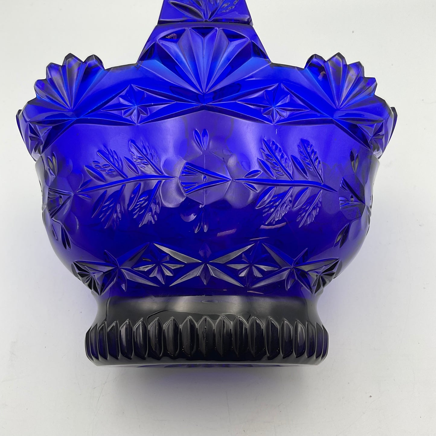 Kobalt Blue Glass Basket