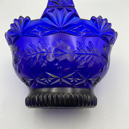 Kobalt Blue Glass Basket