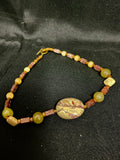 Agates beaded Choker Necklace