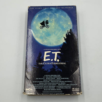 E.T. The Extra-Terrestrial Vintage Movie VHS Video Tape in Original Box Untested