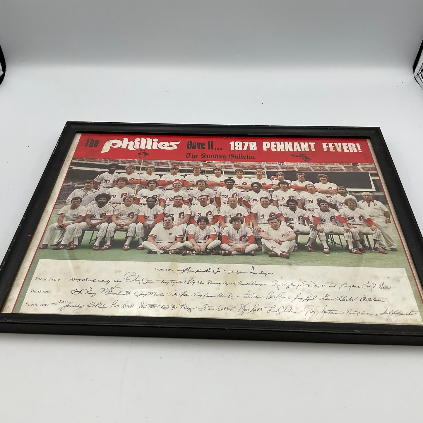 The Phillies Have It…1976 Pennant Fever Autographed Phillies Team Photo