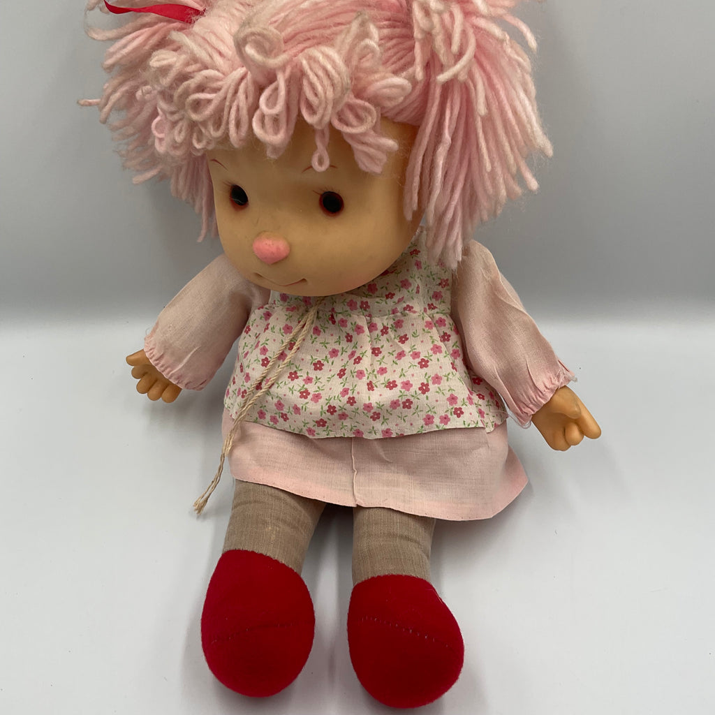 Vintage 1980s Komfy Kid Ice Cream Doll Girl Astra Trading Corp Overalls