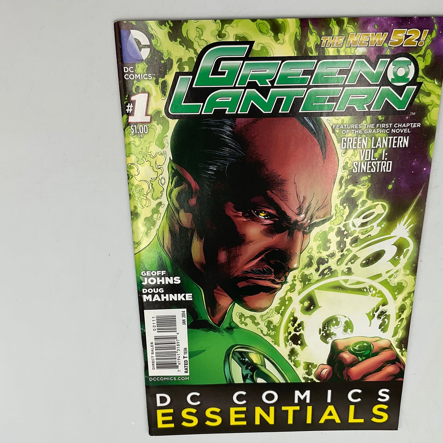 Green Lantern Volume 1 Sinestro DC Comics Essential edition 2016 comic book