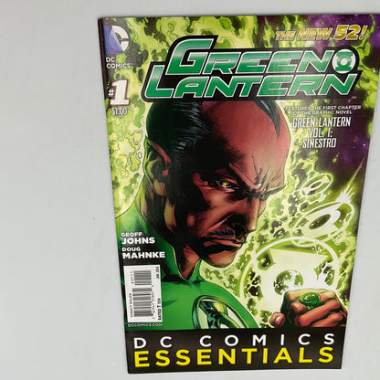 Green Lantern Volume 1 Sinestro DC Comics Essential edition 2016 comic book