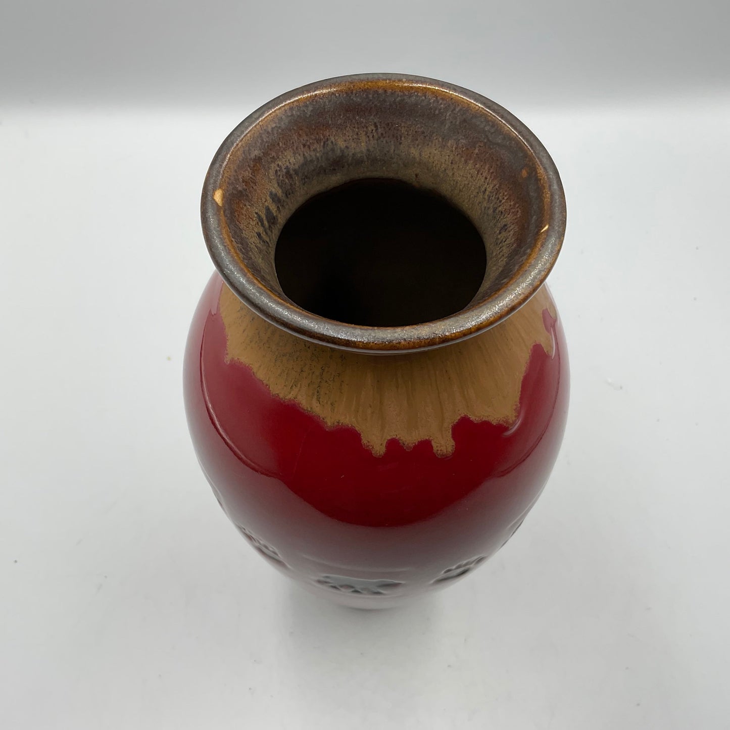 Vintage “Fusion Bear” stoneware decorative vase