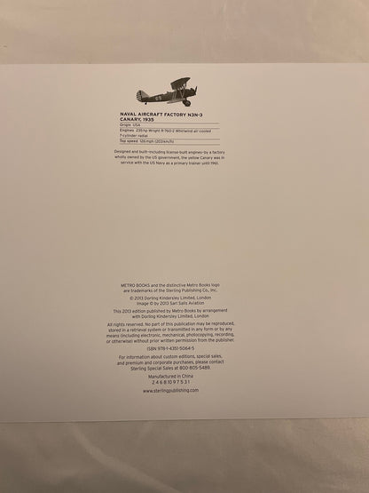 Smithsonian Aircraft 16 Piece Frameable Airplane Prints Art Decor in Original Box