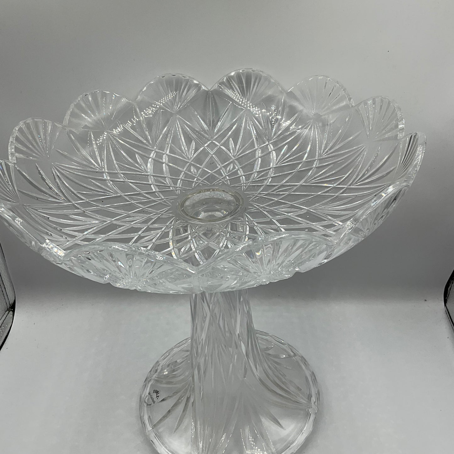 Vintage Towle Lead Crystal Centerpiece Bowl