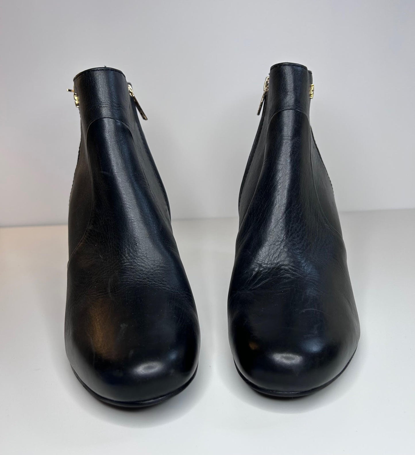 Tory Burch Milan Wedge Black Leather Bootie Womens Shoes Size 10.5 Not in Original Box