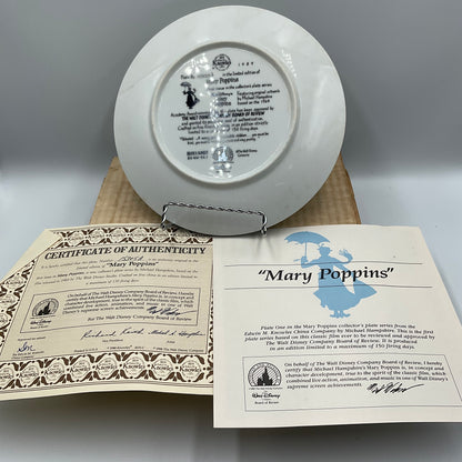 The Edwin M.Knowles China Co.Mary Poppins Collector’s Plate